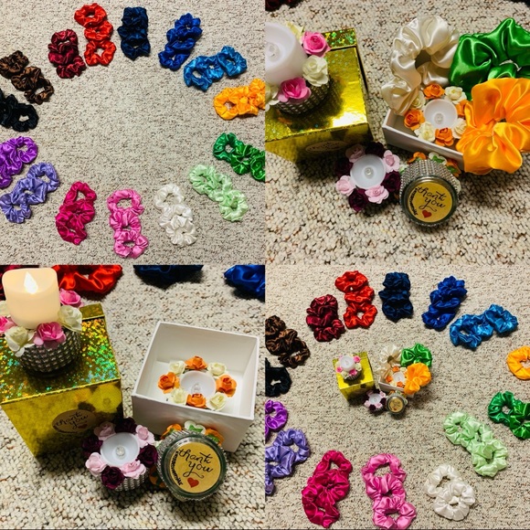 @klmsluxeylocks Handmade Hair Scrunchies $6 $8 $15 $30(support small businesses) - Picture 1 of 17